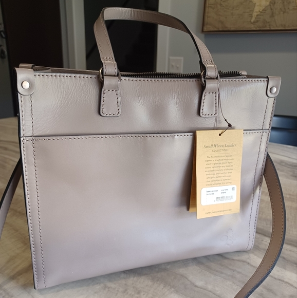 New Patricia Nash Medium Ava Woven Leather Tote. - Picture 4 of 14